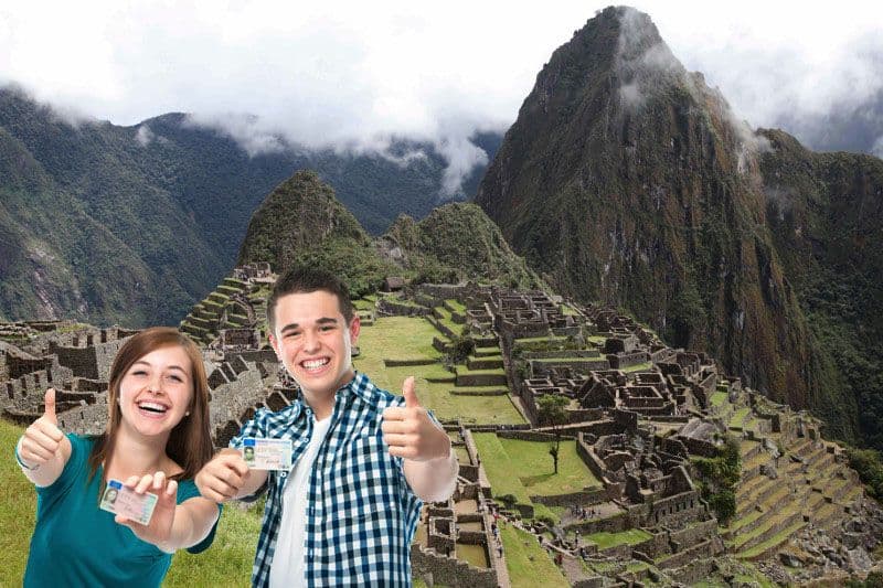 Gültige Karte, um den Studentenrabatt für das Machu Picchu-Ticket zu erhalten Gültige Karte, um den Studentenrabatt für das Machu Picchu-Ticket zu erhalten