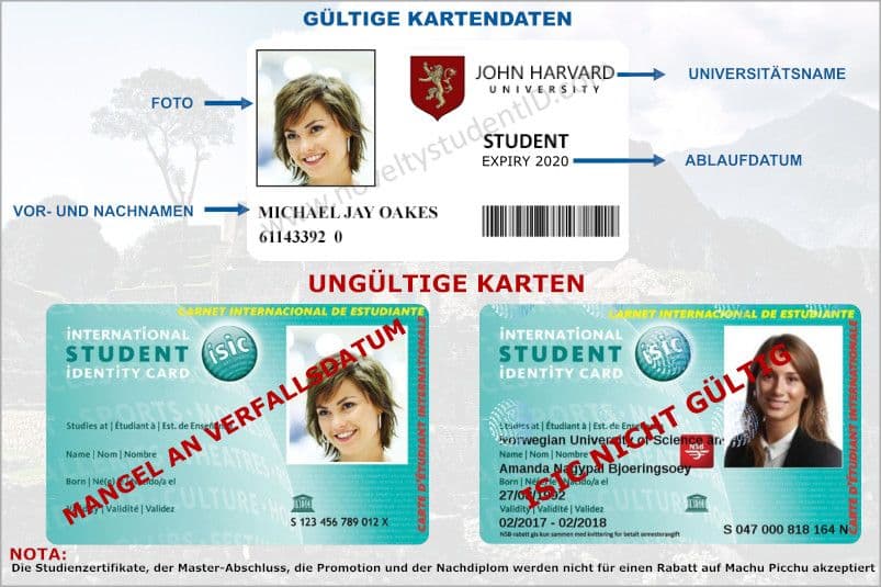 Gültige und ungültige Karte Gültige und ungültige Karte