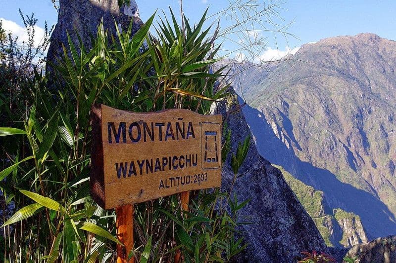 Waynapicchu Berggipfel Waynapicchu Berggipfel